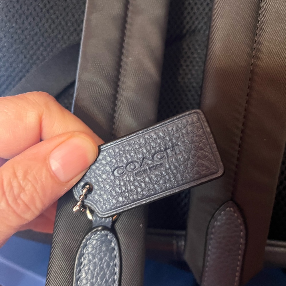 Large Blue Coach Back Pack NWT - Picture 10 of 16